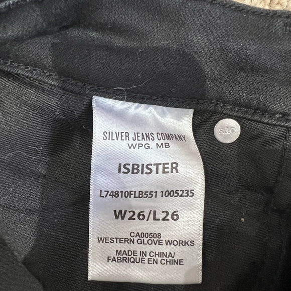 Silver Flare Leg Jeans - Picture 5 of 5